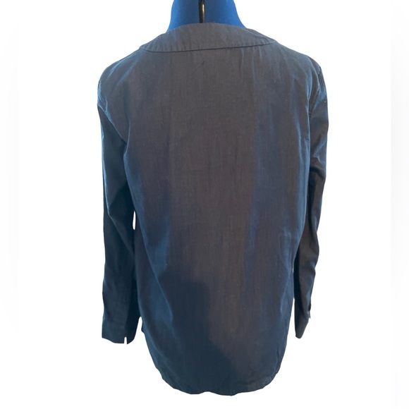 Kate Spade Saturday top, chambray with buttons, Large - Picture 4 of 4